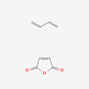 molecular formula C8H8O3 B1616636 2,5-Furandione, polymer with 1,3-butadiene CAS No. 25655-35-0