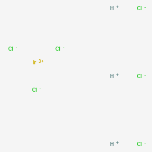 molecular formula Cl6H3I B1616642 Iridate(3-), hexachloro-, trihydrogen, (OC-6-11)- CAS No. 36732-55-5