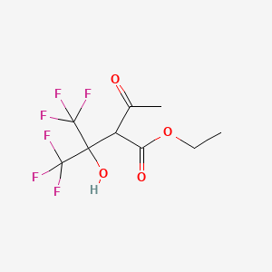 B1616666 2-Acetyl-3-hydroxy-4,4,4-trifluoro-3-(trifluoromethyl)butyric acid ethyl ester CAS No. 680-09-1