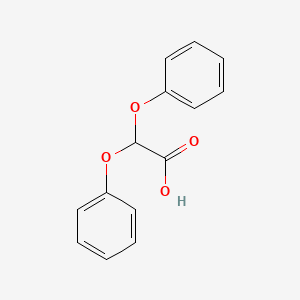 molecular formula C14H12O4 B1616668 Medifoxamine acid metabolite CAS No. 729-89-5