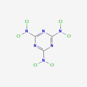 molecular formula C3Cl6N6 B1616669 Hexachloromelamine CAS No. 2428-04-8