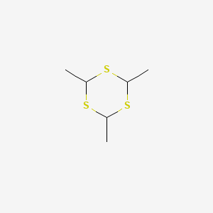 molecular formula C6H12S3 B1616672 2,4,6-Trimethyl-1,3,5-trithiane CAS No. 2765-04-0
