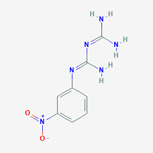 molecular formula C8H10N6O2 B1616679 N-(3-nitrophenyl)imidodicarbonimidic diamide CAS No. 10441-20-0
