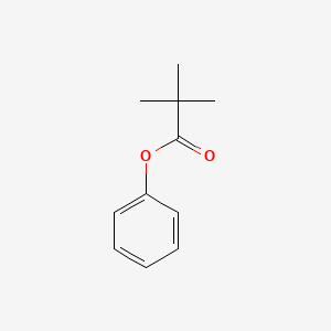 molecular formula C11H14O2 B1616681 Pivalic acid, phenyl ester CAS No. 4920-92-7