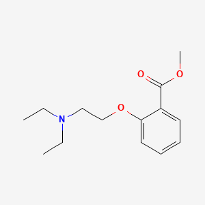 molecular formula C14H21NO3 B1616682 methyl 2-[2-(diethylamino)ethoxy]benzoate CAS No. 5014-25-5