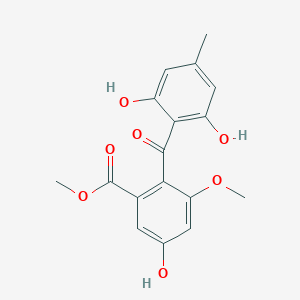 molecular formula C17H16O7 B161669 Sulochrin CAS No. 519-57-3