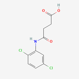 molecular formula C10H9Cl2NO3 B1616693 4-(2,5-Dichloroanilino)-4-oxobutanoic acid CAS No. 25589-43-9
