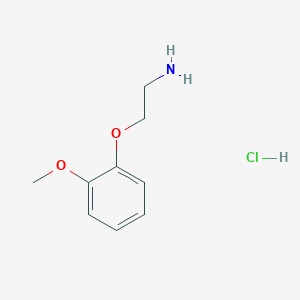 molecular formula C9H14ClNO2 B016167 2-(2-methoxyphenoxy)ethanamine Hydrochloride CAS No. 64464-07-9