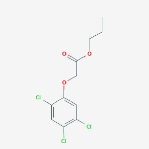 molecular formula C11H11Cl3O3 B161671 Propyl 2,4,5-trichlorophenoxyacetate CAS No. 1928-40-1