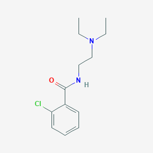 molecular formula C13H19ClN2O B1616713 2-chloro-N-(2-diethylaminoethyl)benzamide CAS No. 2852-24-6
