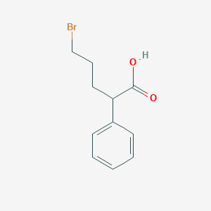 B1616715 5-Bromo-2-phenylpentanoic acid CAS No. 5464-04-0