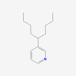 molecular formula C14H23N B1616726 3-Nonan-5-ylpyridine CAS No. 2961-48-0