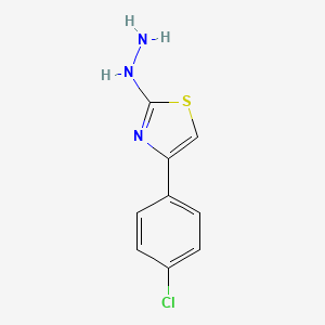 4-(4-Chlorophenyl)-2-hydrazino-1,3-thiazole