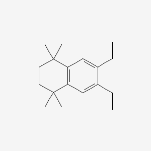 molecular formula C18H28 B1616744 6,7-Diethyl-1,1,4,4-tetramethyltetraline CAS No. 55741-10-1