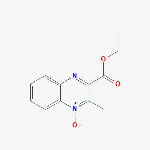3-(Ethoxycarbonyl)-2-methylquinoxalin-1-ium-1-olate