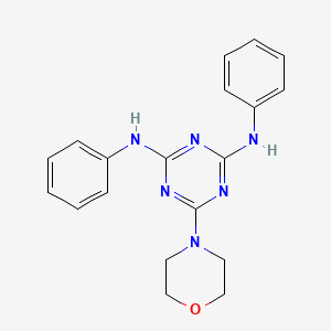 1,3,5-Triazine-2,4-diamine, 6-(4-morpholinyl)-n2,n4-diphenyl-