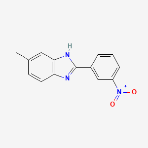 5-Methyl-2-(3-nitrophenyl)-1H-benzoimidazole