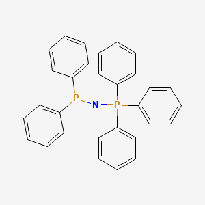 molecular formula C30H25NP2 B1616769 Phosphinic amide, diphenyl-N-triphenylphosphoranylidene- CAS No. 24082-36-8