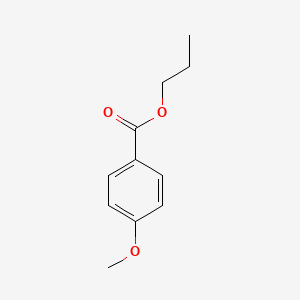 molecular formula C11H14O3 B1616778 Propyl p-methoxybenzoate CAS No. 6938-39-2