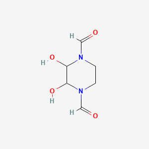 2,3-Dihydroxypiperazine-1,4-dicarbaldehyde