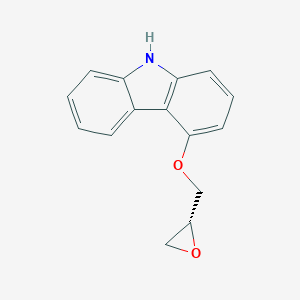 molecular formula C15H13NO2 B016168 (R)-(-)-4-(2,3-Epoxypropoxy)carbazole CAS No. 95093-96-2