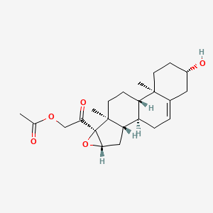 molecular formula C23H32O5 B1616805 16,17-Epoxy-21-acetoxypregnenolone CAS No. 28444-97-5