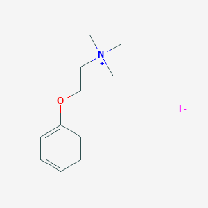 molecular formula C11H18INO B1616827 Choline phenyl ether iodide CAS No. 21982-87-6