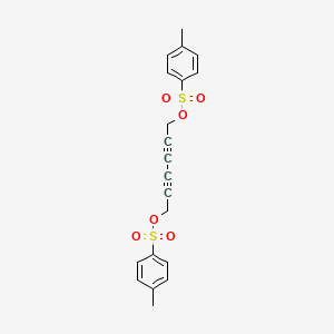 molecular formula C20H18O6S2 B1616836 2,4-Hexadiyne-1,6-diol, bis(4-methylbenzenesulfonate) CAS No. 32527-15-4