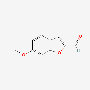 molecular formula C10H8O3 B1616839 6-Methoxybenzofuran-2-carbaldehyde CAS No. 53860-74-5