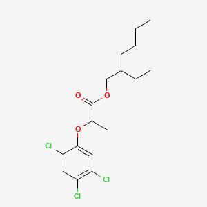 molecular formula C17H23Cl3O3 B1616840 2-Ethylhexyl 2-(2,4,5-trichlorophenoxy)propionate CAS No. 53404-76-5
