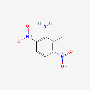 molecular formula C7H7N3O4 B1616842 3,6-Dinitro-o-toluidine CAS No. 56207-39-7