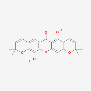 molecular formula C23H20O6 B161687 Pyranojacareubin 