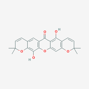 molecular formula C23H20O6 B161687 Pyranojacareubin CAS No. 78343-62-1