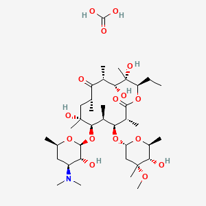 molecular formula C38H69NO16 B1616884 Erythromycin, carbonate (ester) CAS No. 54579-17-8