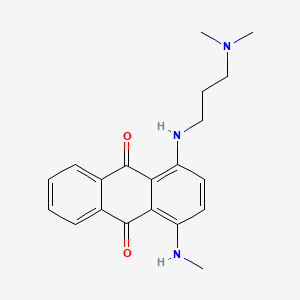 1-((3-(Dimethylamino)propyl)amino)-4-(methylamino)anthraquinone