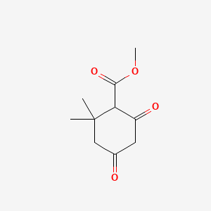 molecular formula C10H14O4 B1616888 Methyl 2,2-dimethyl-4,6-dioxocyclohexanecarboxylate CAS No. 59373-32-9