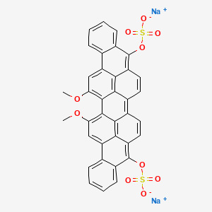 Disodium 16,17-dimethoxyanthra(9,1,2-cde)benzo(rst)pentaphene-5,10-diyl bis(sulphate)