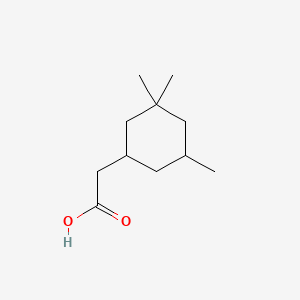 Cyclohexaneacetic acid, 3,3,5-trimethyl-