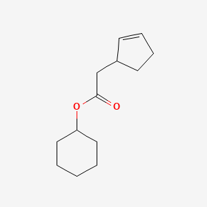 Cyclohexyl cyclopent-2-ene-1-acetate