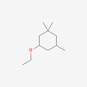 molecular formula C11H22O B1616909 3-Ethoxy-1,1,5-trimethylcyclohexane CAS No. 67583-77-1