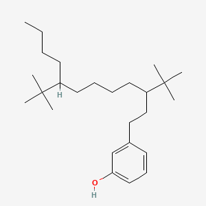 molecular formula C26H46O B1616914 Di-(tert-butyl)dodecylphenol CAS No. 68025-37-6