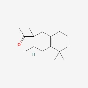 Ethanone, 1-(1,2,3,4,5,6,7,8-octahydro-2,3,5,5-tetramethyl-2-naphthalenyl)-