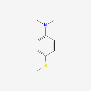 molecular formula C9H13NS B1616925 Benzenamine, N,N-dimethyl-4-(methylthio)- CAS No. 2388-51-4