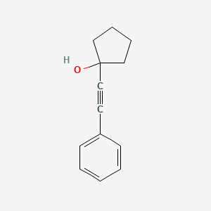molecular formula C13H14O B1616936 1-(Phenylethynyl)-1-cyclopentanol CAS No. 25118-60-9