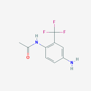 N-[4-amino-2-(trifluoromethyl)phenyl]acetamide