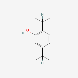 molecular formula C14H22O B1616942 Phenol, 2,5-bis(1-methylpropyl)- CAS No. 54932-77-3