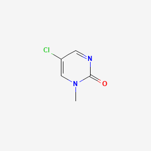 molecular formula C5H5ClN2O B1616945 5-Chloro-1-methylpyrimidin-2(1H)-one CAS No. 63331-06-6