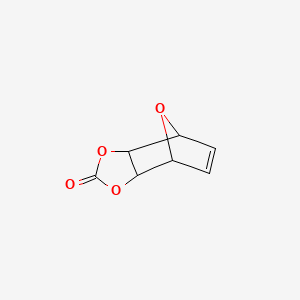 molecular formula C7H6O4 B1616963 3a,4,7,7a-Tetrahydro-2H-4,7-epoxy-1,3-benzodioxol-2-one CAS No. 50269-96-0