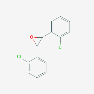 molecular formula C14H10Cl2O B1616971 2,3-Bis(2-chlorophenyl)oxirane CAS No. 92218-57-0