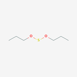 molecular formula C6H14O2S B1616975 1-Propoxysulfanyloxypropane CAS No. 3359-70-4